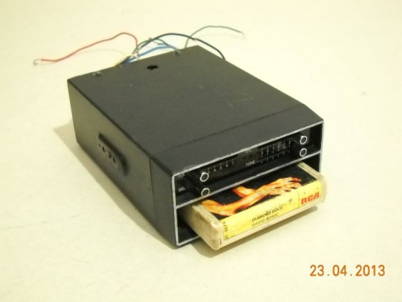 +++ 1964-5.a.   Lear Jet A25 - car stereo8/8 track cartridge player, made by the inventor's company (Bill Lear)a