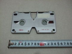 +++  1957.a.c.  caseta/cassette Dictaphone Dictet - the 3-rd world's tape cassette; a  3-a caseta cu banda magnetica