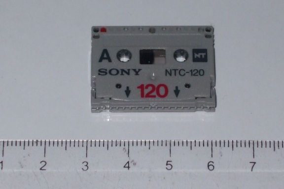 +++  1992.c.c.  Sony NTC  - smallest audio cassette ever made