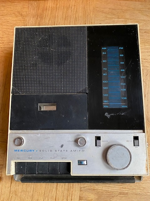 ++  1967.w. Mercury PM-600 - first US portable radiorecorder using compact-cassette(TM)