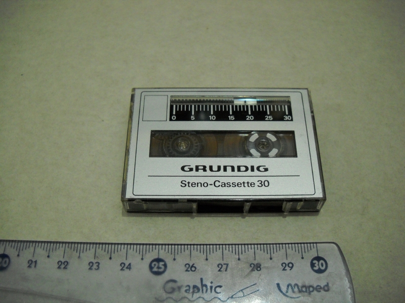 +++  ca1973.g.c.  Grundig Steno-cassette