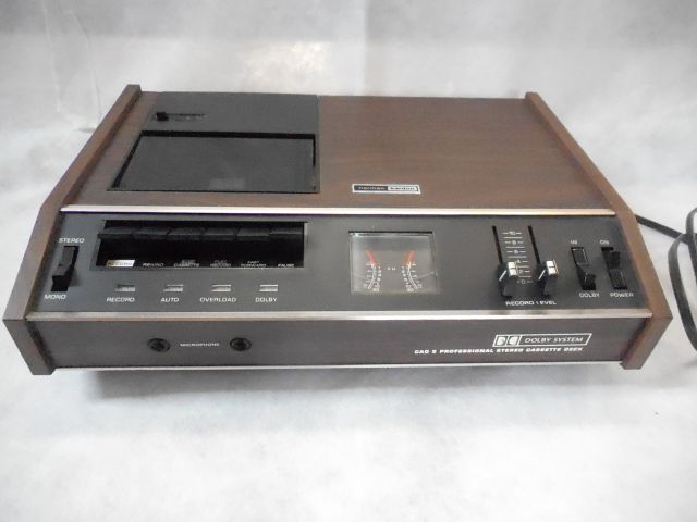 +++ 1970 r. Harman Kardon CAD-5 =  world's  1st cassette recorder using a sound filter